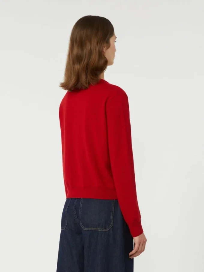 Cardigan en laine et cachemire, rouge Cardigan en laine et cachemire, rouge