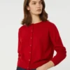 Cardigan en laine et cachemire, rouge Cardigan en laine et cachemire, rouge