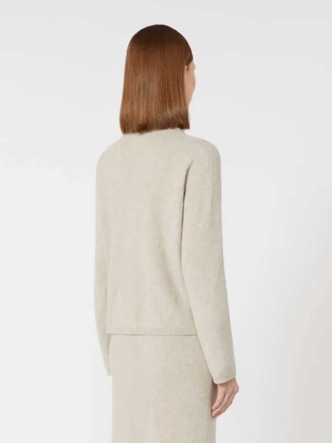 Cardigan en maille de cachemire, beige Cardigan en maille de cachemire, beige