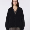 Cardigan en mohair, noir Cardigan en mohair, noir