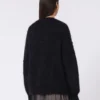 Cardigan en mohair, noir Cardigan en mohair, noir