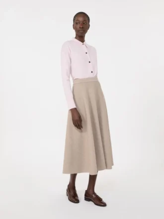 Cardigan féminin en laine, rose