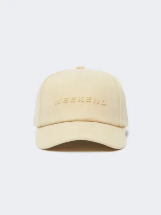Casquette de baseball en toile, beige