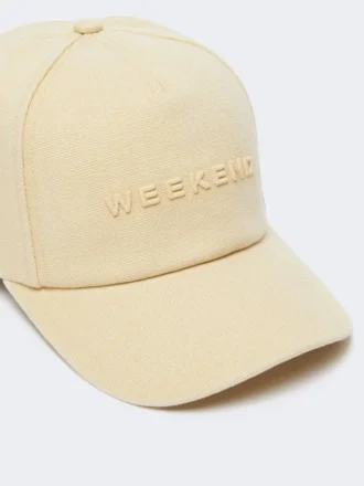 Casquette de baseball en toile, beige