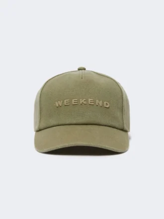 Casquette de baseball en toile, kaki