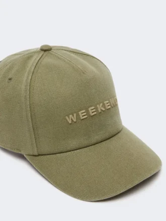Casquette de baseball en toile, kaki