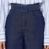 Ceinture effet raphia, bleu outremer Ceinture effet raphia, bleu outremer