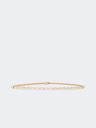 Ceinture en cuir nappa ornée de bijoux, couleur poudre Ceinture en cuir nappa ornée de bijoux, couleur poudre