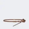 Ceinture en cuir naturel, marron Ceinture en cuir naturel, marron