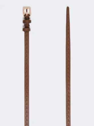Ceinture en cuir naturel, marron Ceinture en cuir naturel, marron