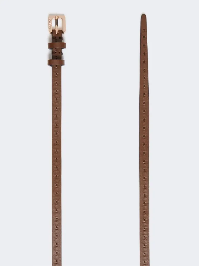 Ceinture en cuir naturel, marron Ceinture en cuir naturel, marron