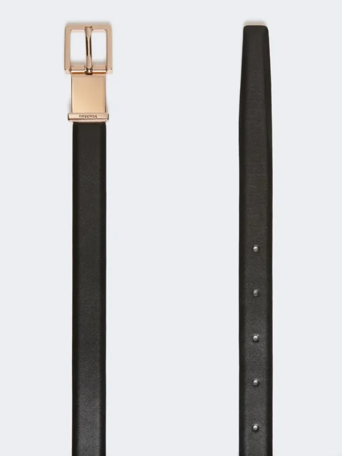 Ceinture en cuir, noire Ceinture en cuir, noire