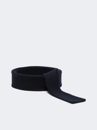 Ceinture en tissu de Pure Wool, bleu nuit
