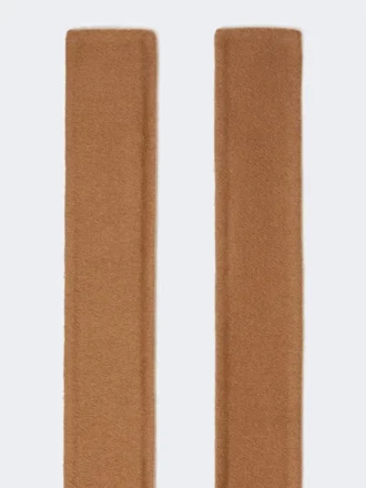 Ceinture en tissu de Pure Wool, couleur camel