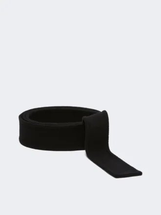 Ceinture en tissu de Pure Wool, noire