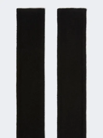 Ceinture en tissu de Pure Wool, noire