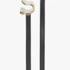 Ceinture Sportmax à monogramme et boucle, noire Ceinture Sportmax à monogramme et boucle, noire