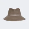 Chapeau en feutre de laine, beige