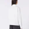 Chemise asymétrique en coton délavé, blanche Chemise asymétrique en coton délavé, blanche