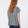 Chemise Batavia en coton et ramie, bleu marine Chemise Batavia en coton et ramie, bleu marine