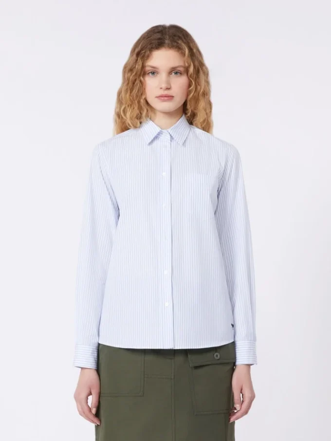 Chemise classique en coton, bleu clair Chemise classique en coton, bleu clair