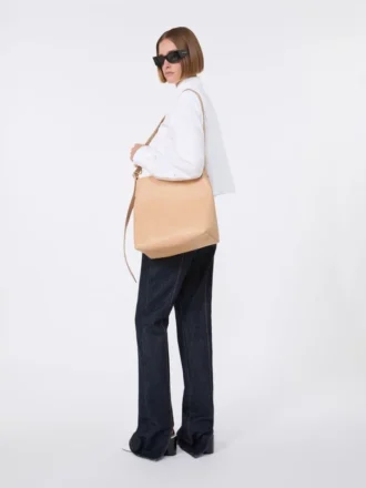 Chemise courte en coton avec dos plissé, blanc optique