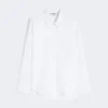 Chemise en coton oxford, blanche