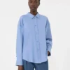 Chemise en coton oxford, bleu clair Chemise en coton oxford, bleu clair