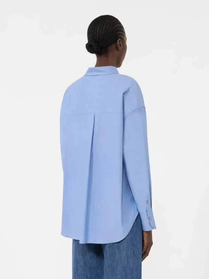 Chemise en coton oxford, bleu clair Chemise en coton oxford, bleu clair