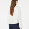 Chemise en coton à poche poitrine, ivoire Chemise en coton à poche poitrine, ivoire
