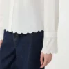 Chemise en coton à poche poitrine, ivoire Chemise en coton à poche poitrine, ivoire