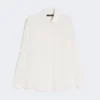 Chemise en crêpe de Chine de soie, ivoire Chemise en crêpe de Chine de soie, ivoire