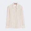 Chemise en crêpe de Chine imprimé, rose Chemise en crêpe de Chine imprimé, rose