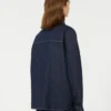 Chemise en denim de coton, bleu marine Chemise en denim de coton, bleu marine