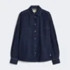 Chemise en denim de coton, bleu marine Chemise en denim de coton, bleu marine