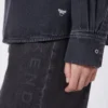 Chemise en denim de coton, noire Chemise en denim de coton, noire
