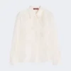 Chemise en organza de soie, blanche Chemise en organza de soie, blanche