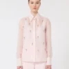 Chemise en organza de soie, rose Chemise en organza de soie, rose