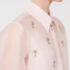 Chemise en organza de soie, rose Chemise en organza de soie, rose