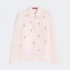Chemise en organza de soie, rose Chemise en organza de soie, rose