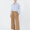 Chemise en popeline avec broderies, bleu clair Chemise en popeline avec broderies, bleu clair