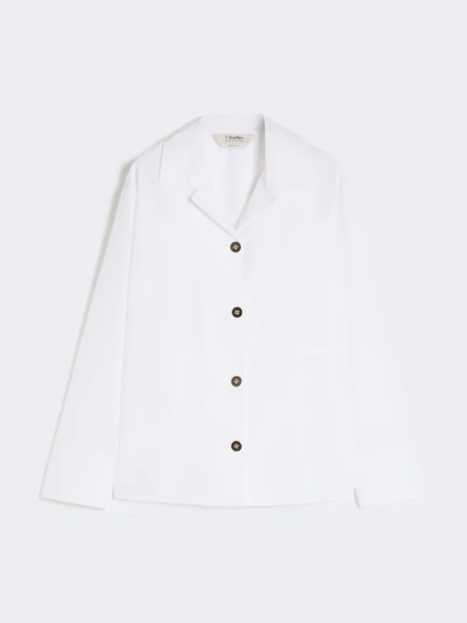 Chemise en popeline, blanche Chemise en popeline, blanche