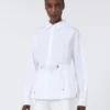 Chemise en popeline de coton, blanc optique Chemise en popeline de coton, blanc optique