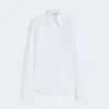 Chemise en popeline de coton, blanc optique