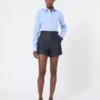 Chemise en popeline de coton, bleu clair Chemise en popeline de coton, bleu clair