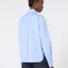 Chemise en popeline de coton, bleu clair Chemise en popeline de coton, bleu clair