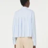 Chemise en popeline de coton, bleu clair Chemise en popeline de coton, bleu clair