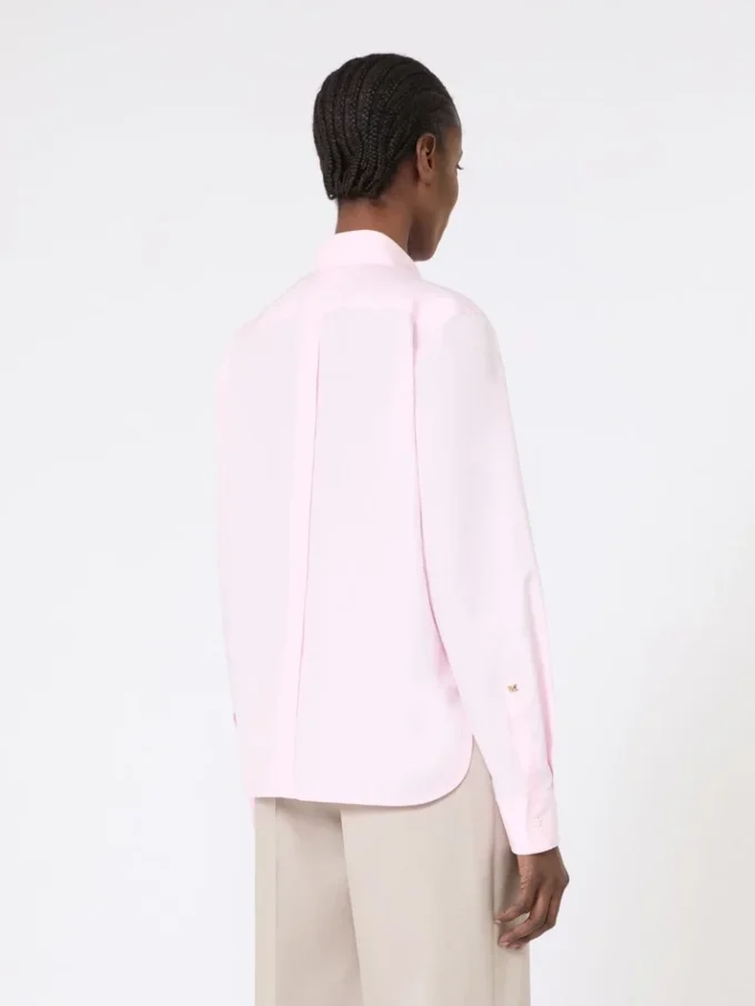 Chemise en popeline de coton, rose Chemise en popeline de coton, rose
