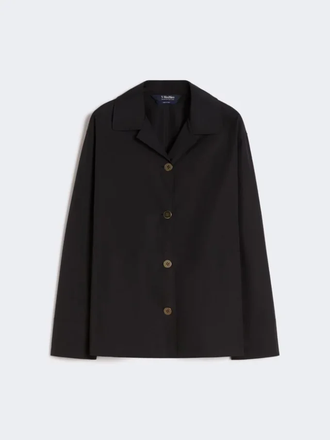 Chemise en popeline, noire Chemise en popeline, noire