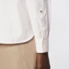 Chemise en popeline rayée, rose